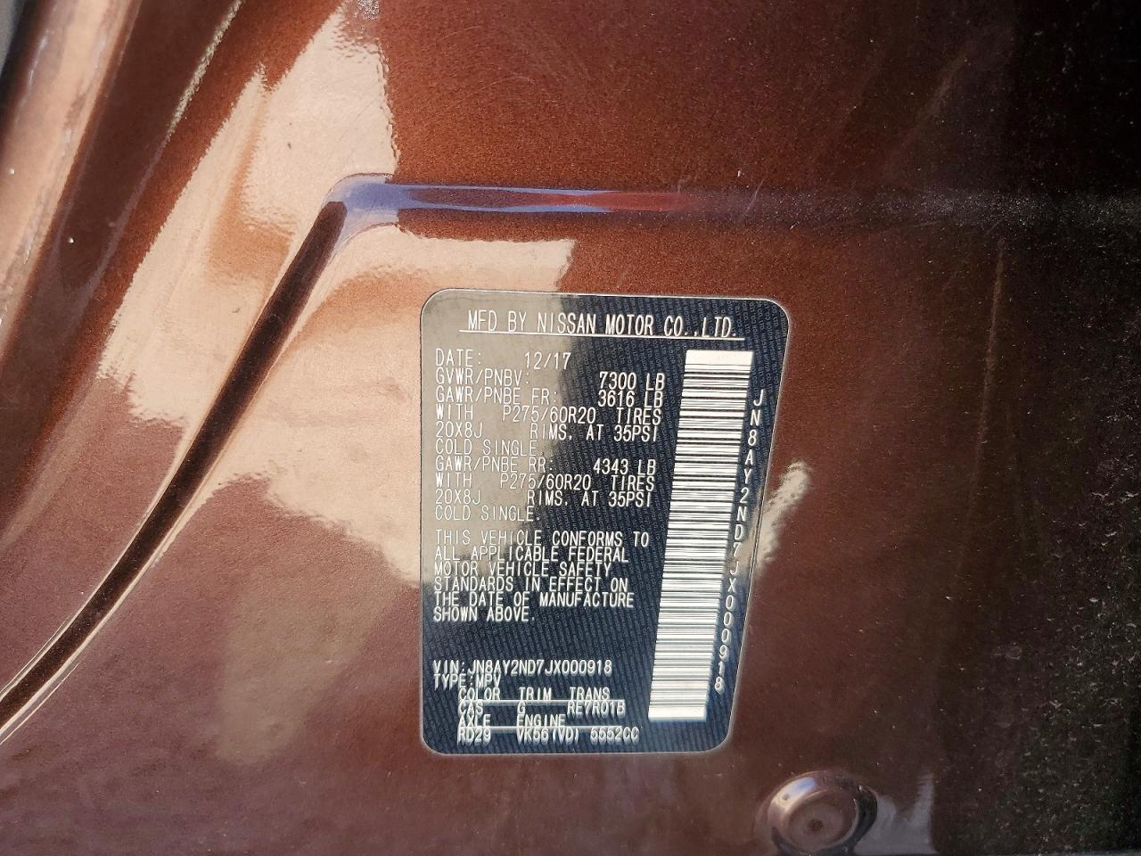 2018 Nissan Armada sl