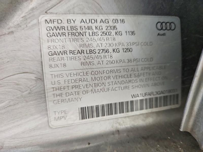 2016 Audi A4 Allroad Premium Plus