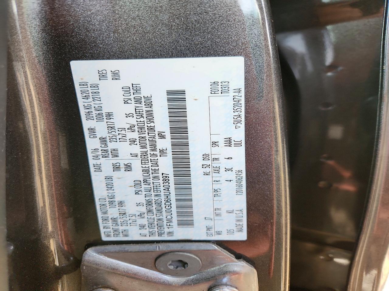 2017 Ford Escape se
