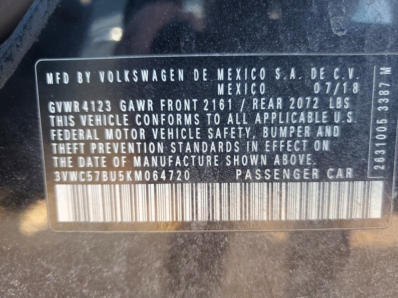 2019 Volkswagen Jetta s