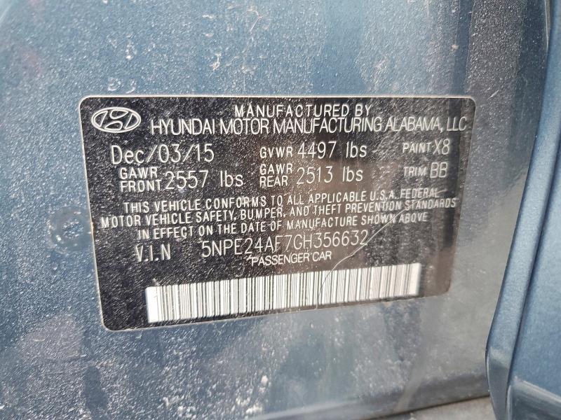 2016 Hyundai Sonata se