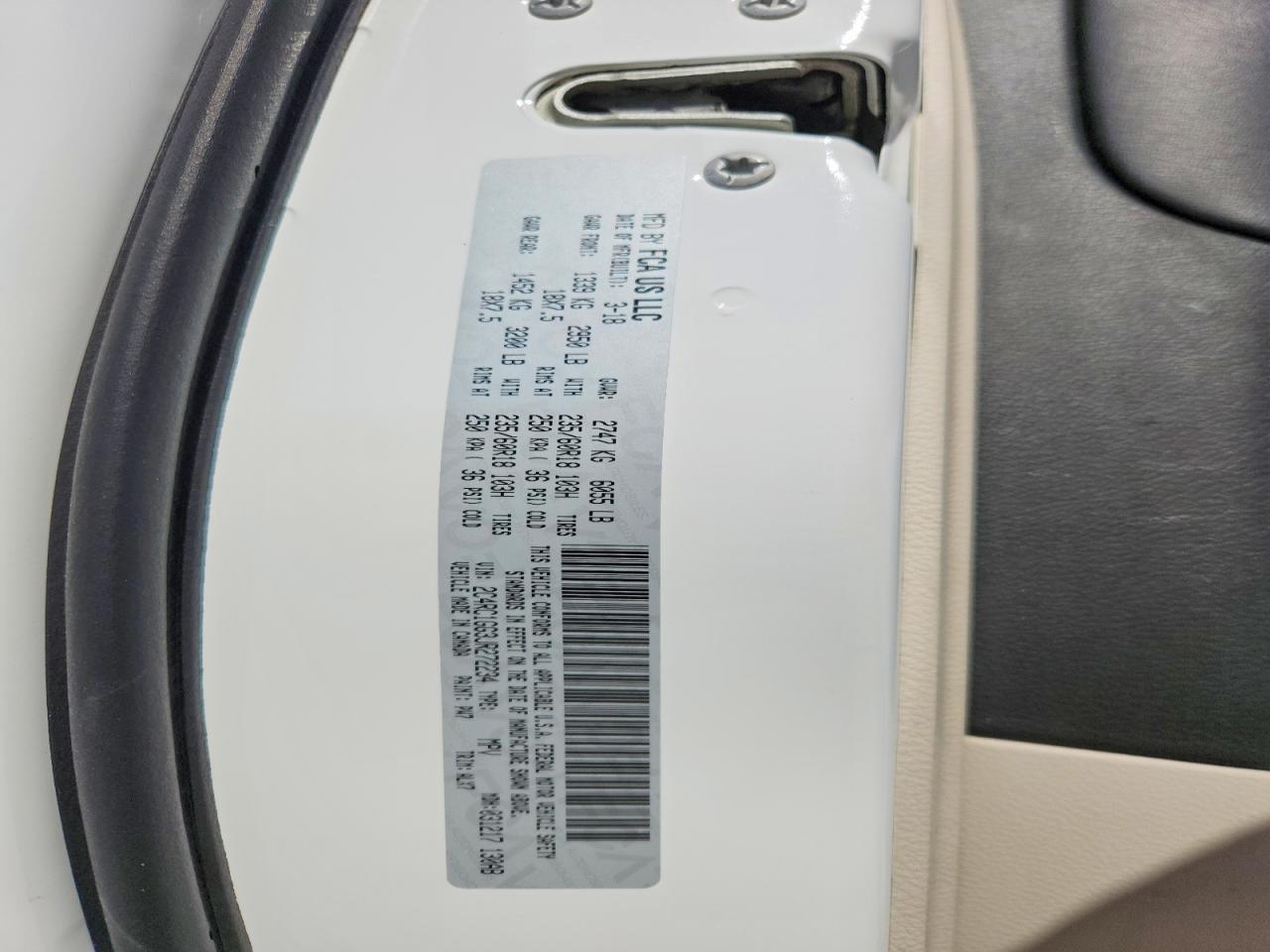 2018 Chrysler Pacifica Limited