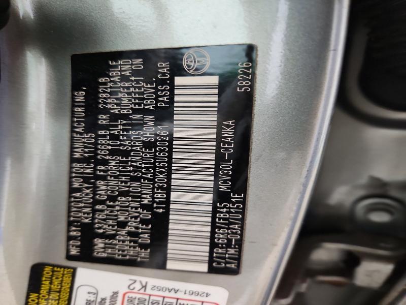 2006 Toyota Camry le