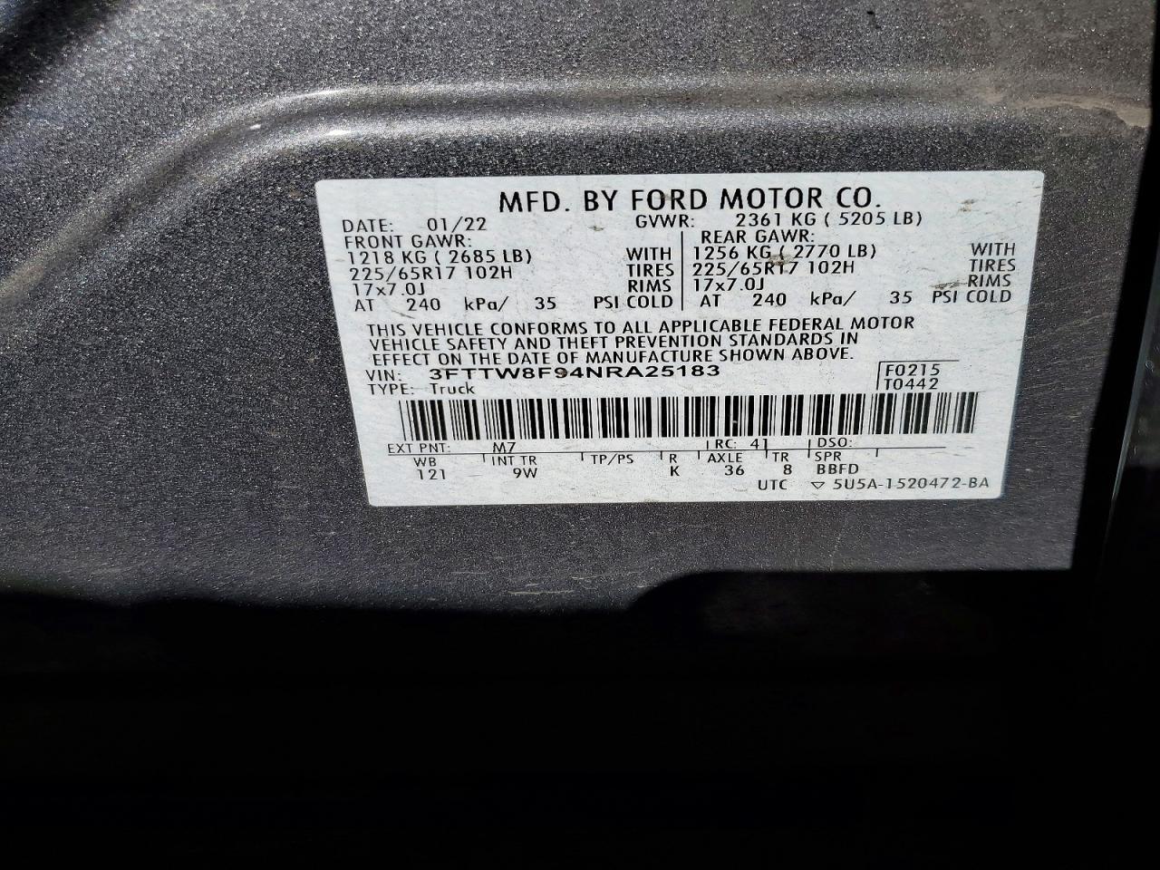 2022 Ford Maverick XL