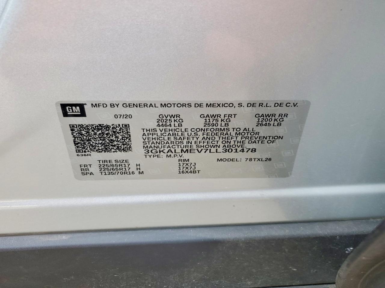 2020 GMC Terrain sle