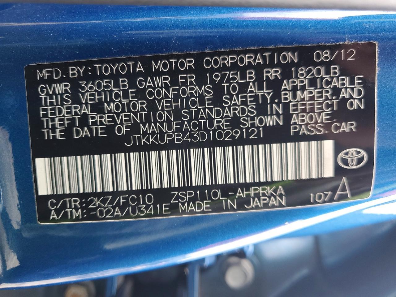2013 Scion XD