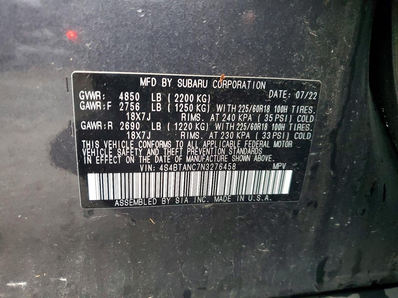 2022 Subaru Outback Limited