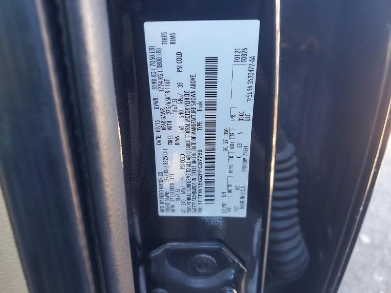 2015 Ford F150 Supercrew