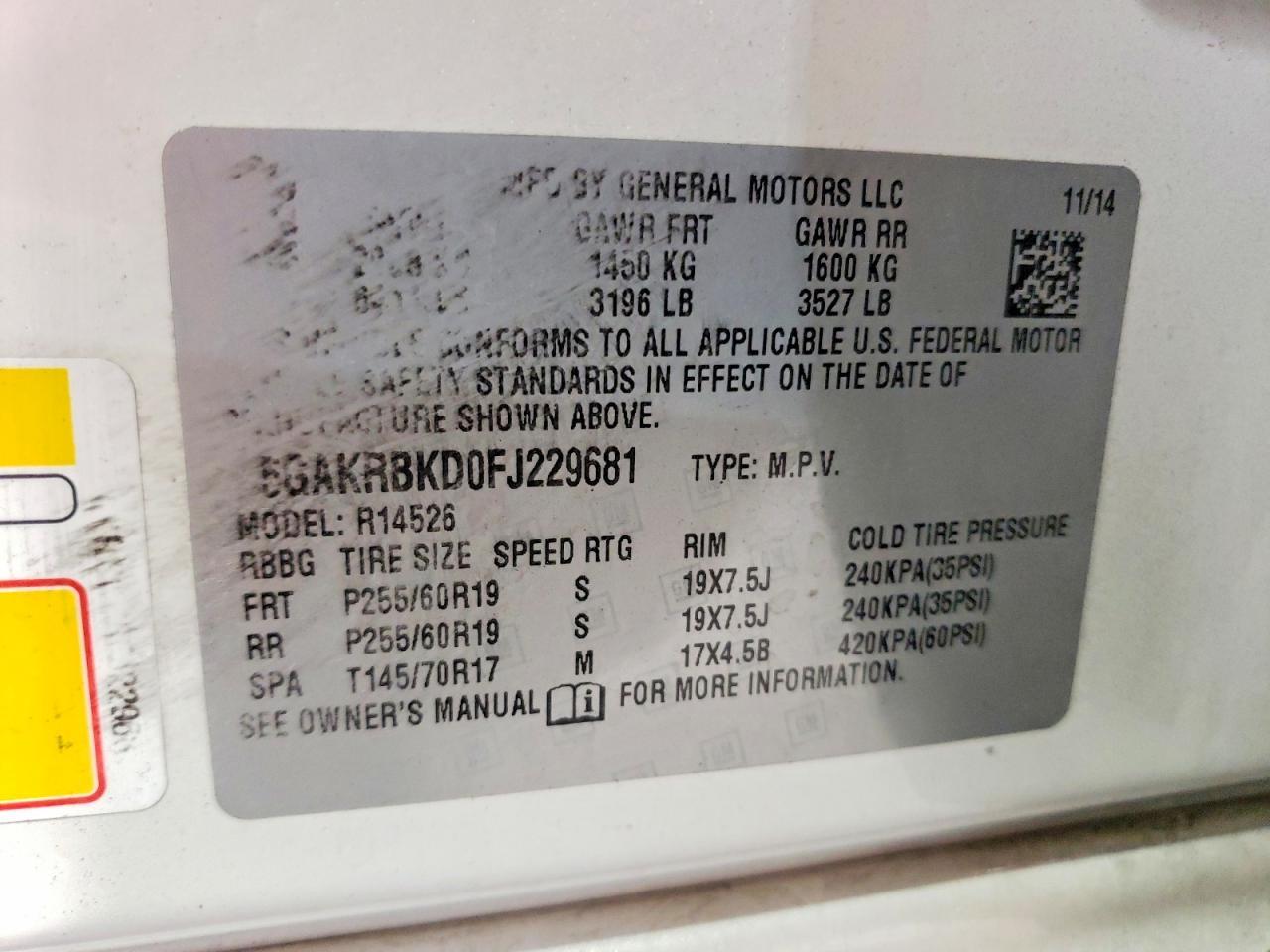 2015 Buick Enclave