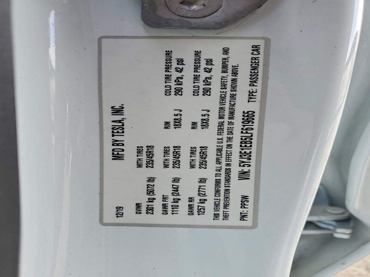 2020 Tesla Model 3