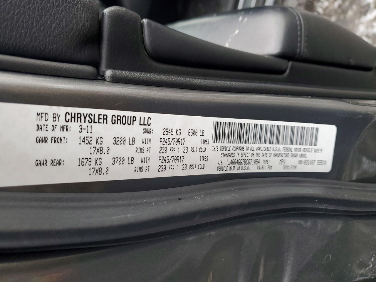 2011 Jeep Grand Cherokee Laredo