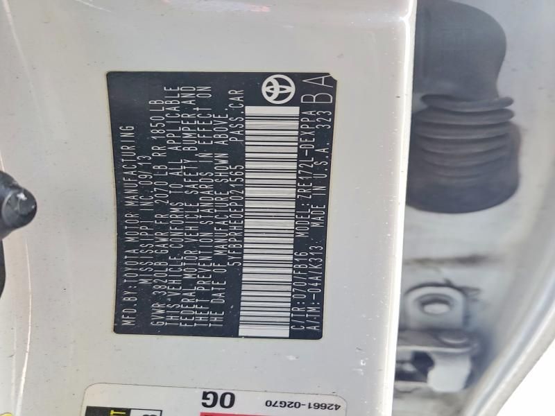 2014 Toyota Corolla eco