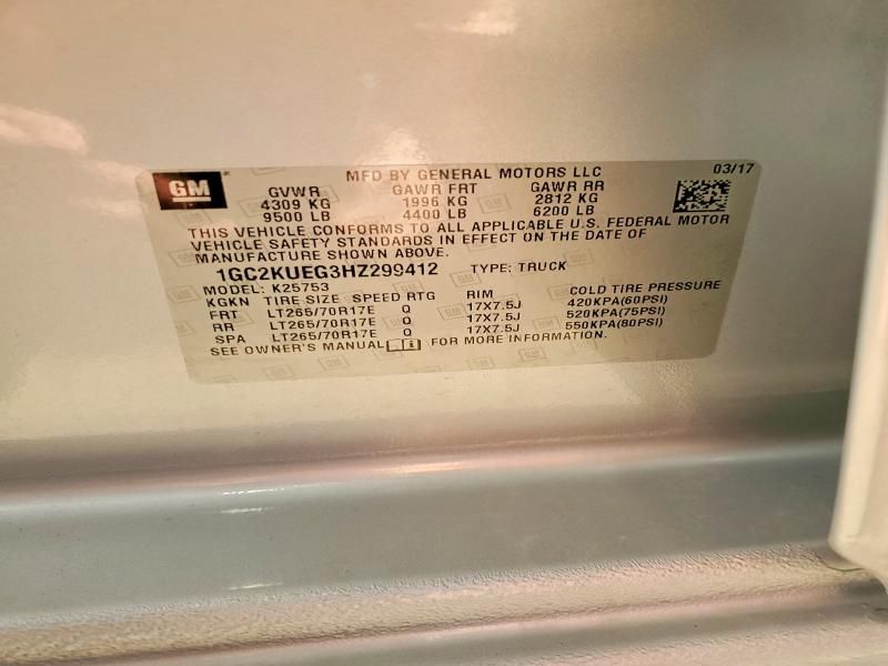 2017 Chevrolet Silverado K2500 Heavy Duty