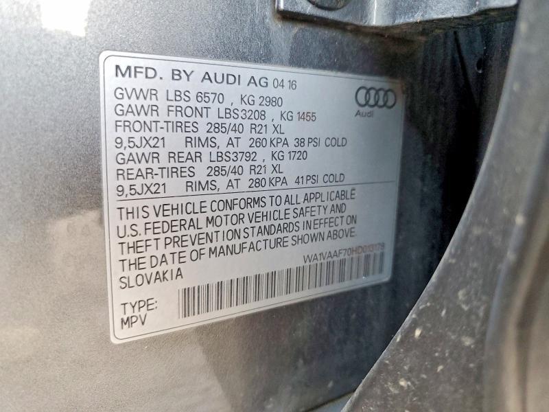 2017 Audi Q7 Prestige