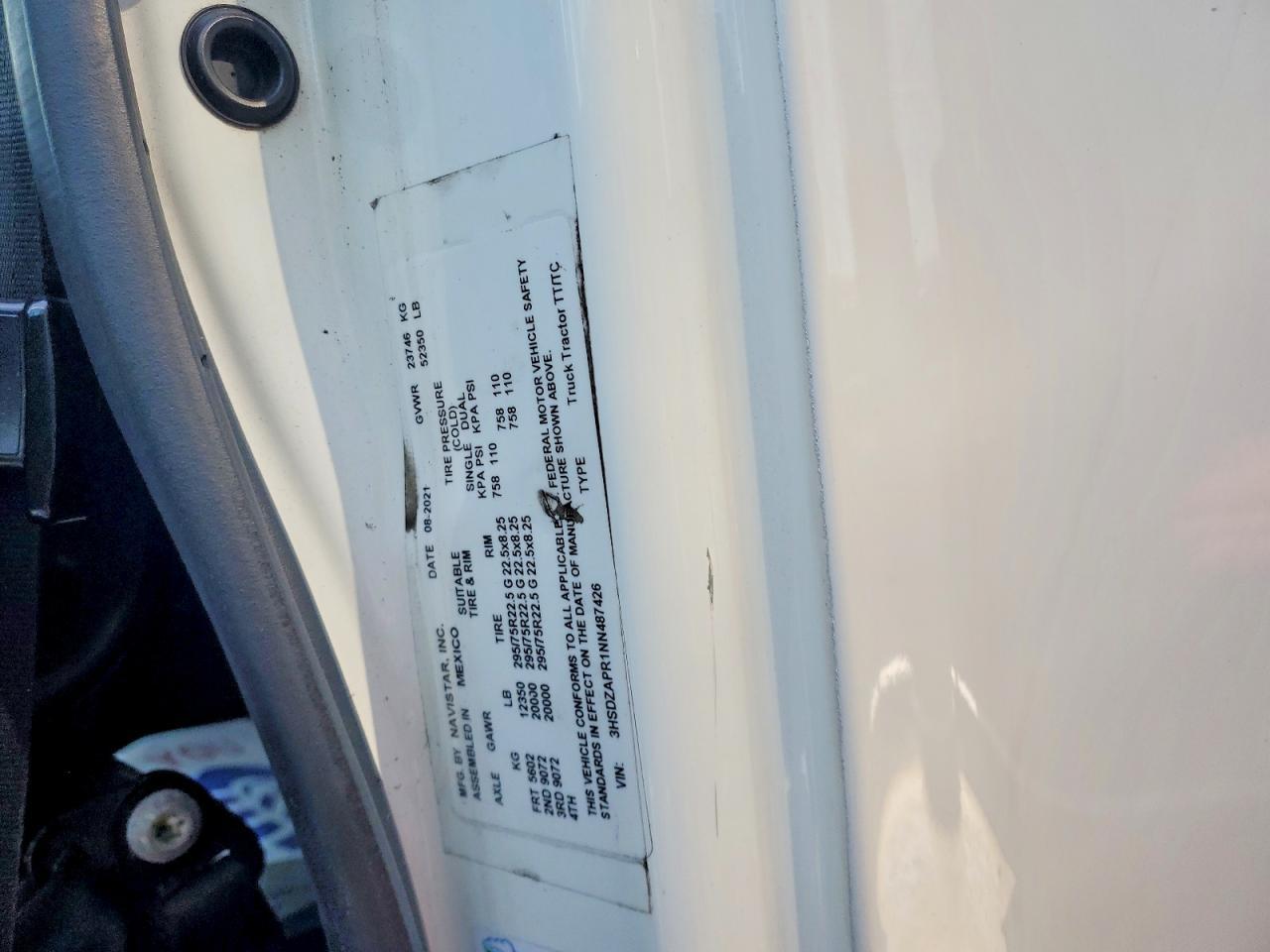 2022 International LT625-Semi Truck