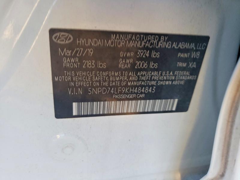 2019 Hyundai Elantra se