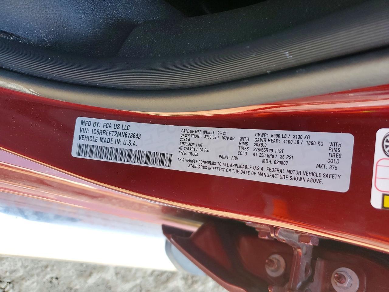2021 Dodge Ram 1500 big Horn