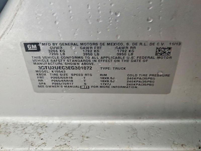 2014 GMC Sierra K1500 SLE