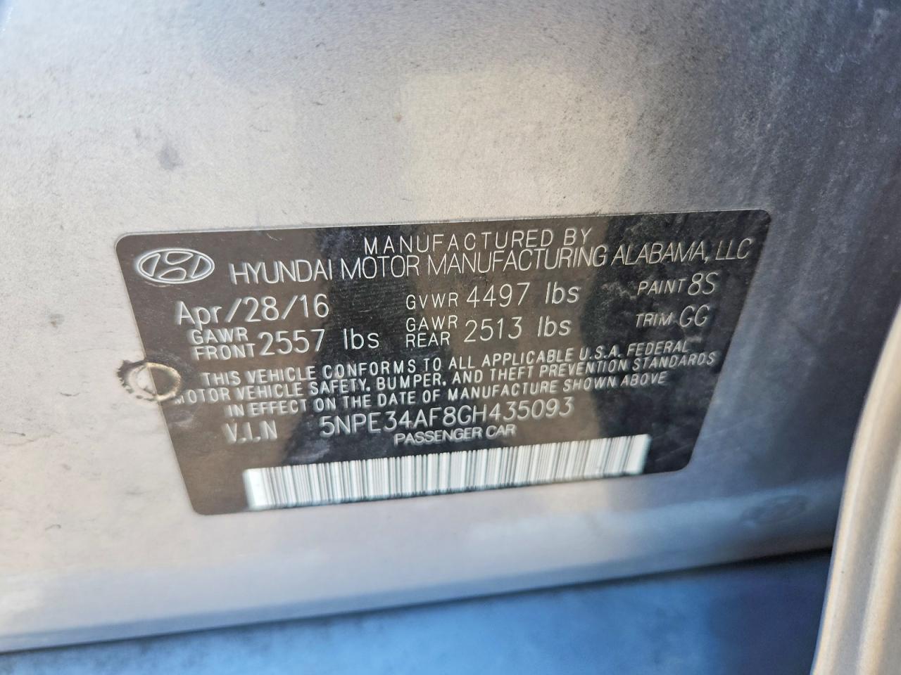 2016 Hyundai Sonata Sport