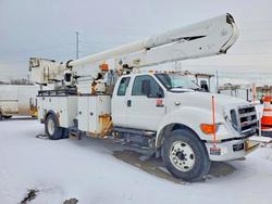 Ford salvage cars for sale: 2011 Ford F750 Super Duty Bucket Truck
