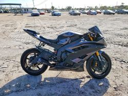 Salvage cars for sale from Copart West Palm Beach, FL: 2007 Yamaha YZFR6 L