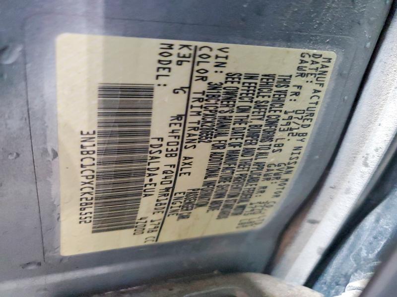 2012 Nissan Versa 1.8 s
