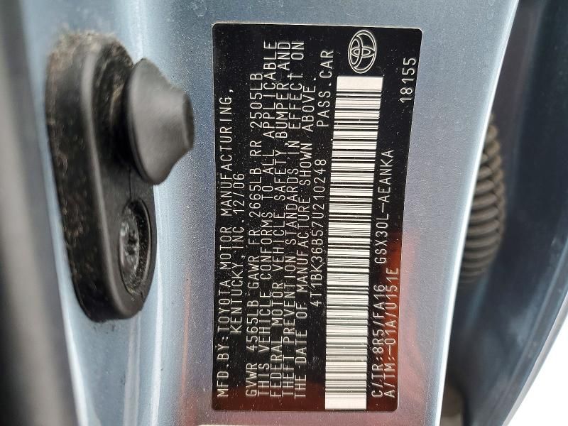 2007 Toyota Avalon xl