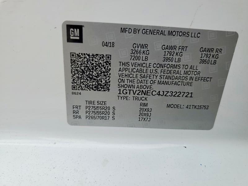 2018 GMC Sierra K1500 slt