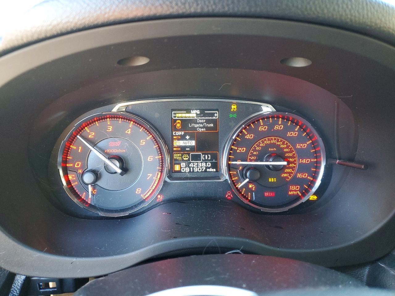 2017 Subaru Wrx sti