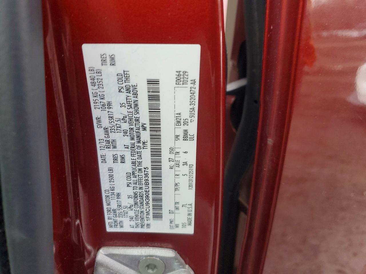 2014 Ford Escape se
