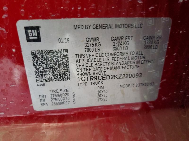 2019 GMC Sierra K1500 Elevation