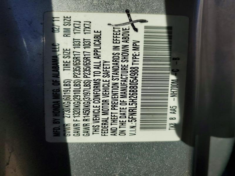 2011 Honda Odyssey lx