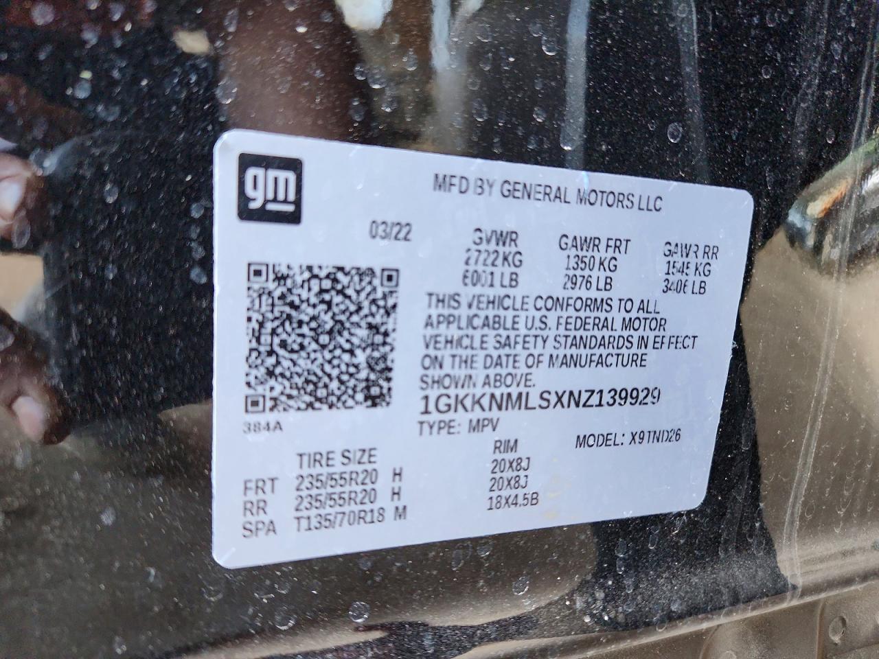 2022 GMC Acadia slt