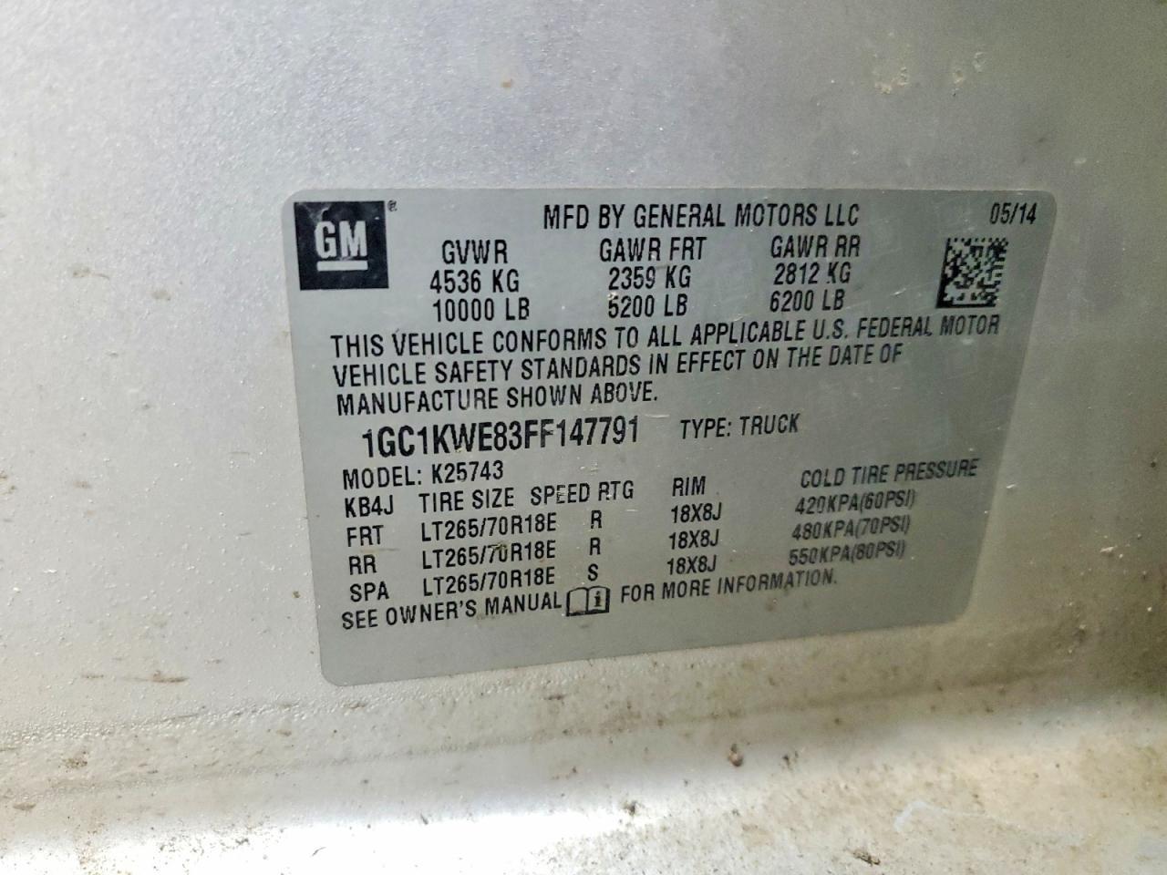 2015 Chevrolet Silverado K2500 Heavy Duty LTZ