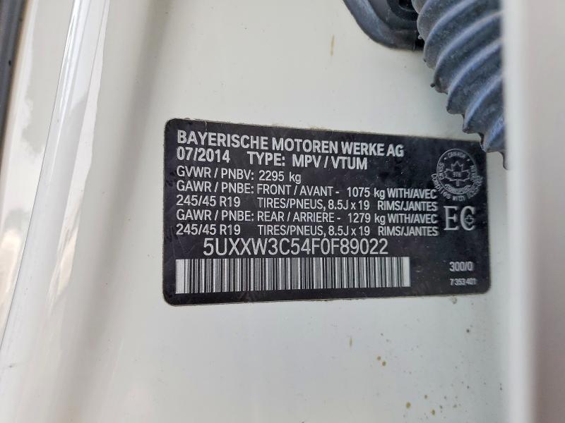 2015 BMW X4 Xdrive28i