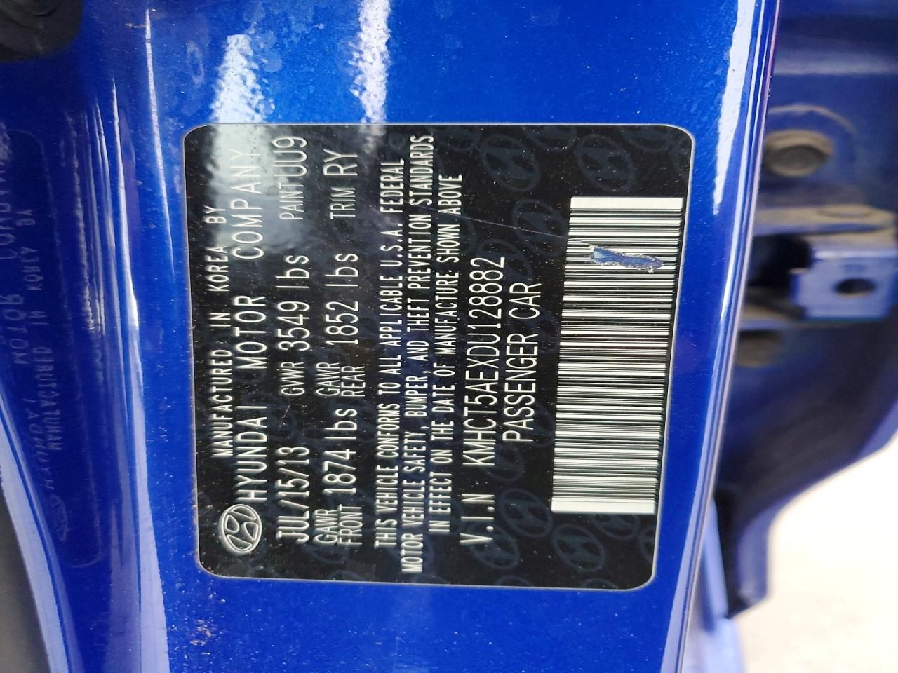 2013 Hyundai Accent gls