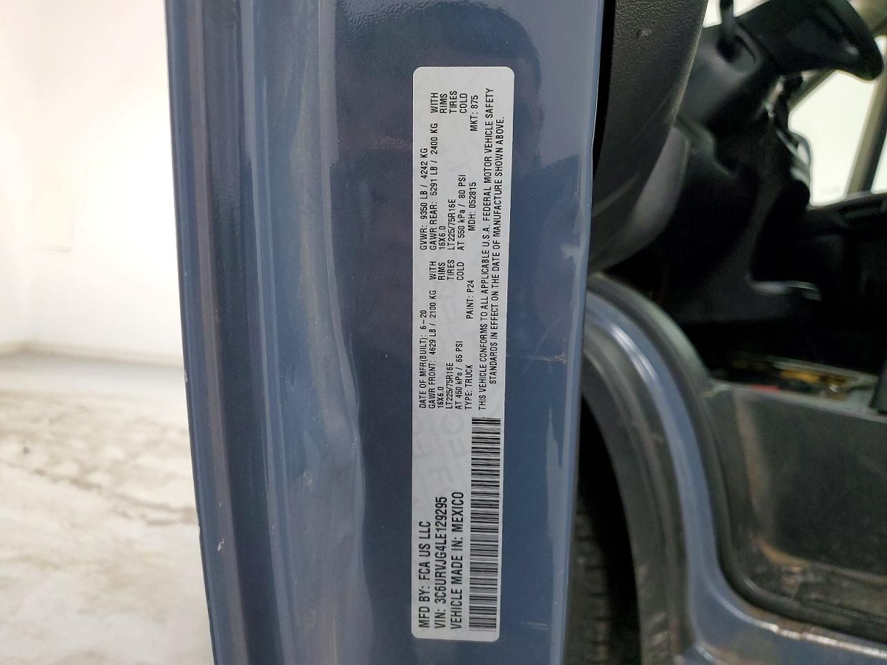 2020 Dodge RAM Promaster 3500 Delivery Van