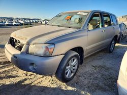 Toyota salvage cars for sale: 2006 Toyota Highlander Hybrid