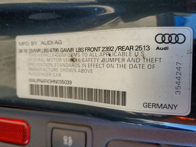 2017 Audi A4 Prestige