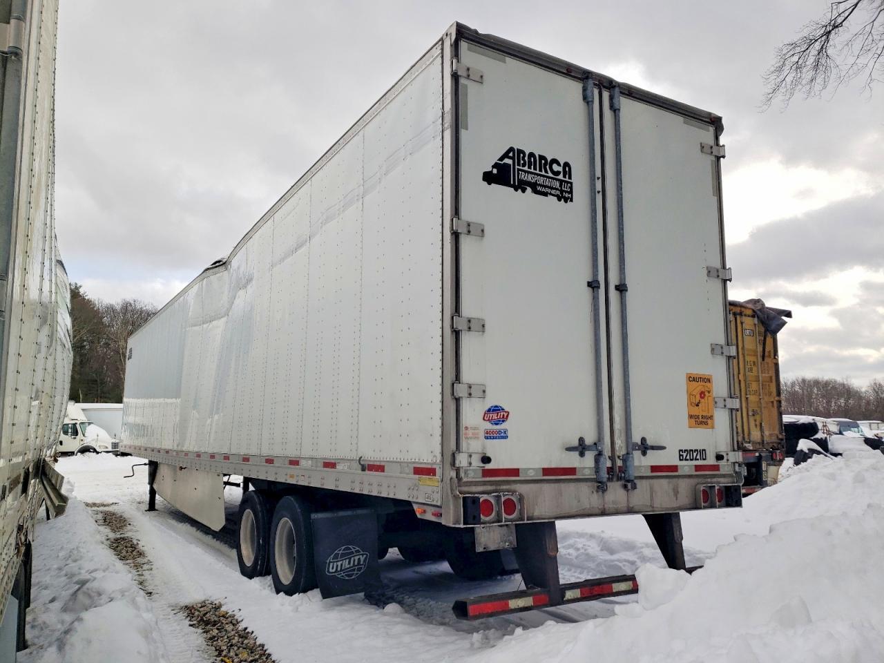 2021 Utility VS2DX DRY Van Trailer