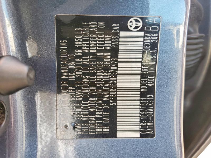 2017 Toyota Corolla l