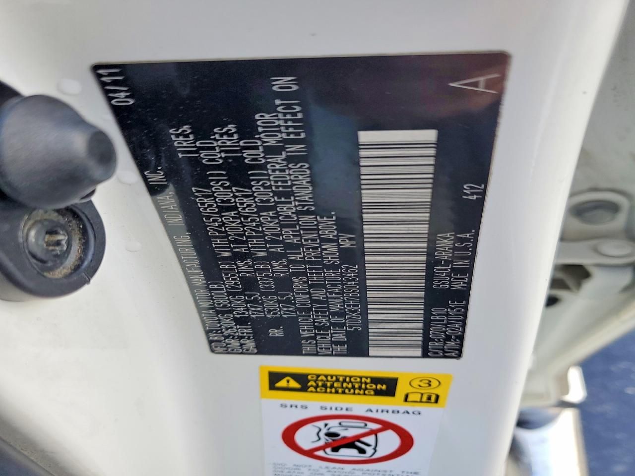 2011 Toyota Highlander Base