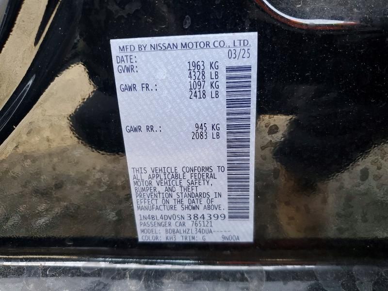 2025 Nissan Altima sv