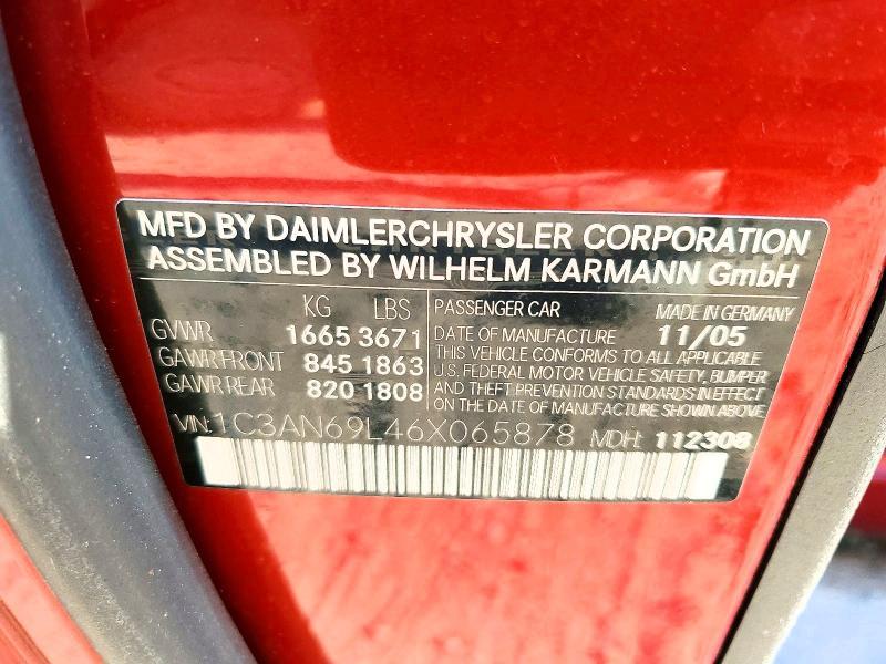 2006 Chrysler Crossfire Limited