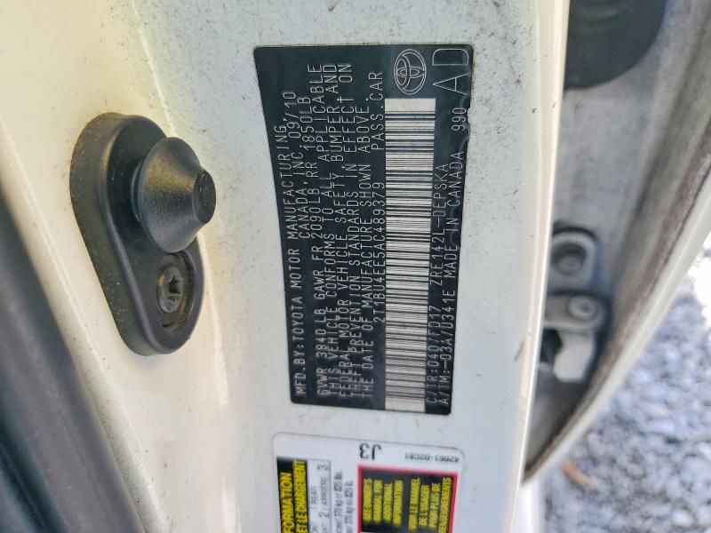 2010 Toyota Corolla Base