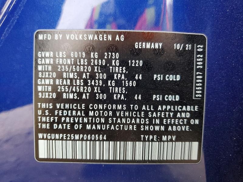 2021 Volkswagen Id.4 pro s