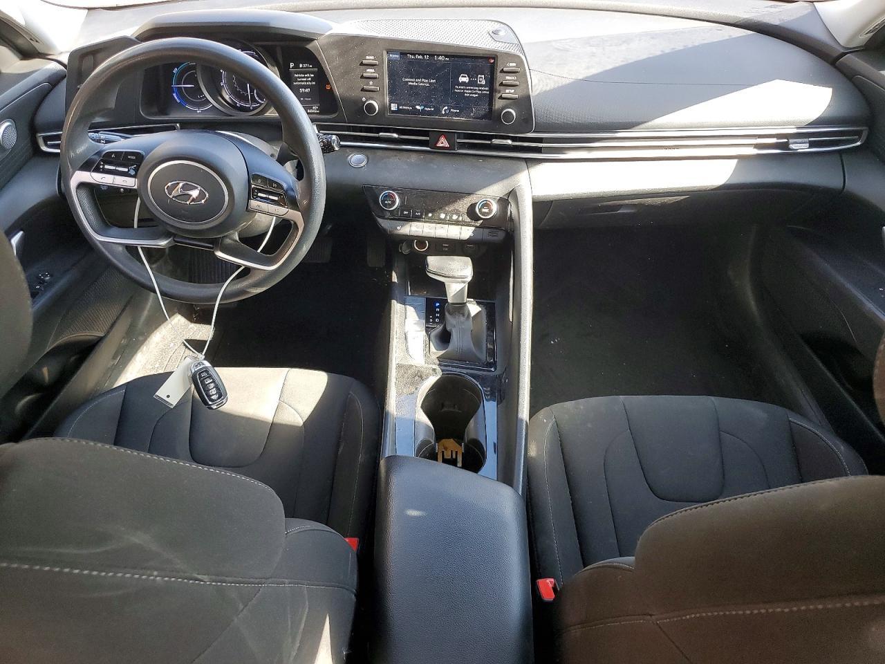 2023 Hyun Elantra Hybrid Blue