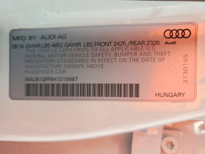 2017 Audi S3 Premium Plus