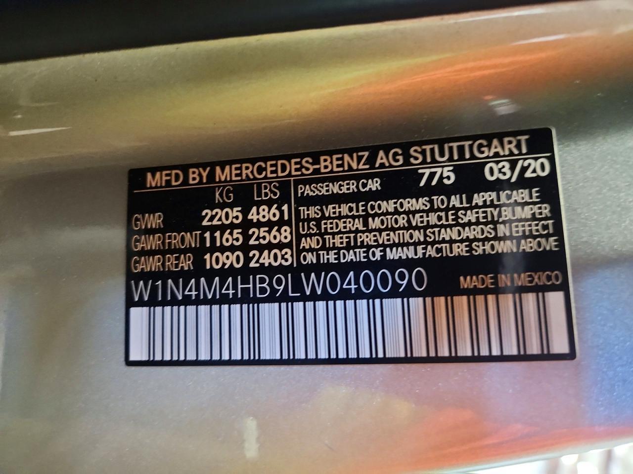 2020 Mercedes-Benz Glb 250 4matic