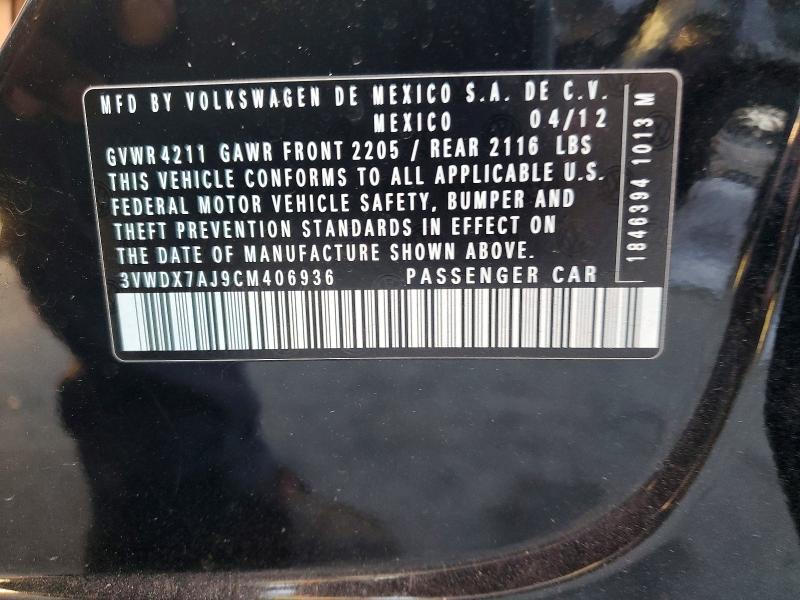 2012 Volkswagen Jetta se